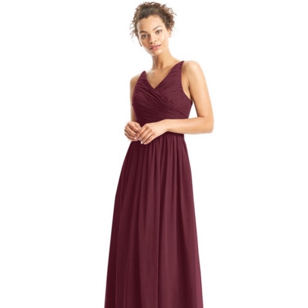 Azazie Elaine Cabernet Bridesmaid Prom Dress Size 4